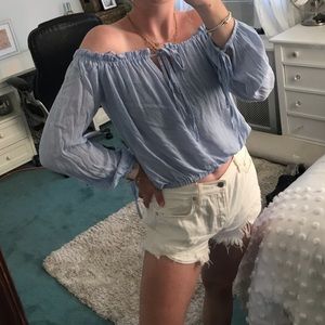 Blue Kendall & Kylie Top